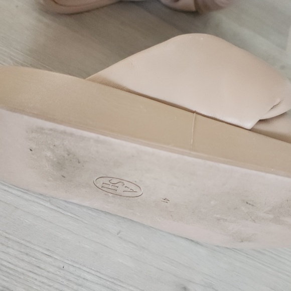 ASH Chunky Leather Platform Slide - Picture 5 of 5